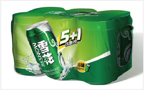 熱收縮膜包裝機樣品-灌裝飲料