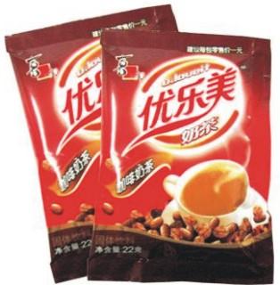 粉劑包裝機樣品（奶茶）